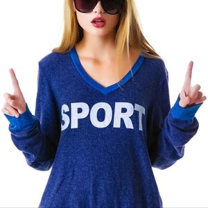 Wildfox Couture SPORT Baggy Beach Jumper